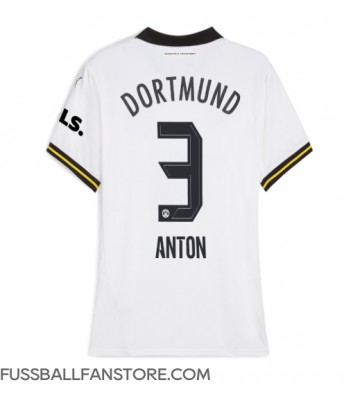 Borussia Dortmund Waldemar Anton #3 Replik 3rd trikot Damen 2024-25 Kurzarm